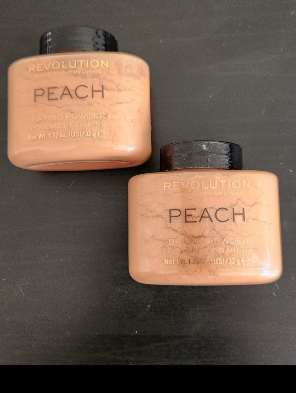 Revolution Peach Baking Powder - Peach Colored Setting Powder
